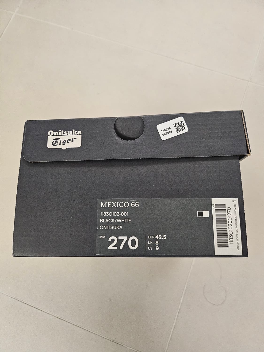 오니츠카타이거 멕시코66 블랙 화이트 상품이미지7
