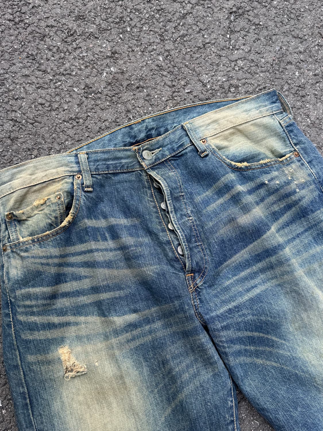 리바이스 501 더티 페이딩 데님팬츠 상품이미지7