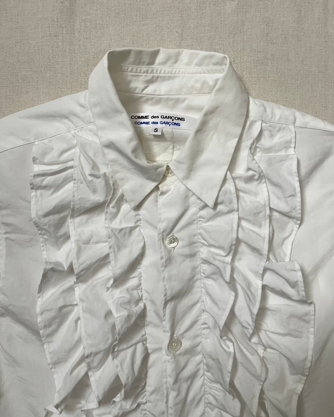 꼼데가르송 러플 셔츠 comme des garcons  상품이미지5