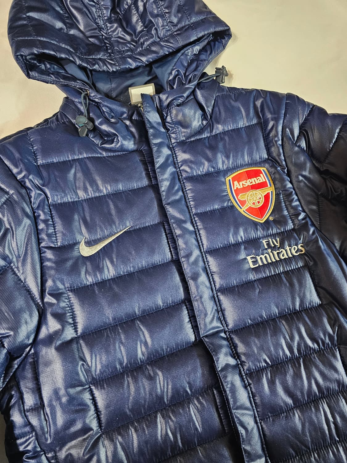 [xs] 09 나이키 아스날 FC 네이비 패딩 후드 점퍼 상품이미지2