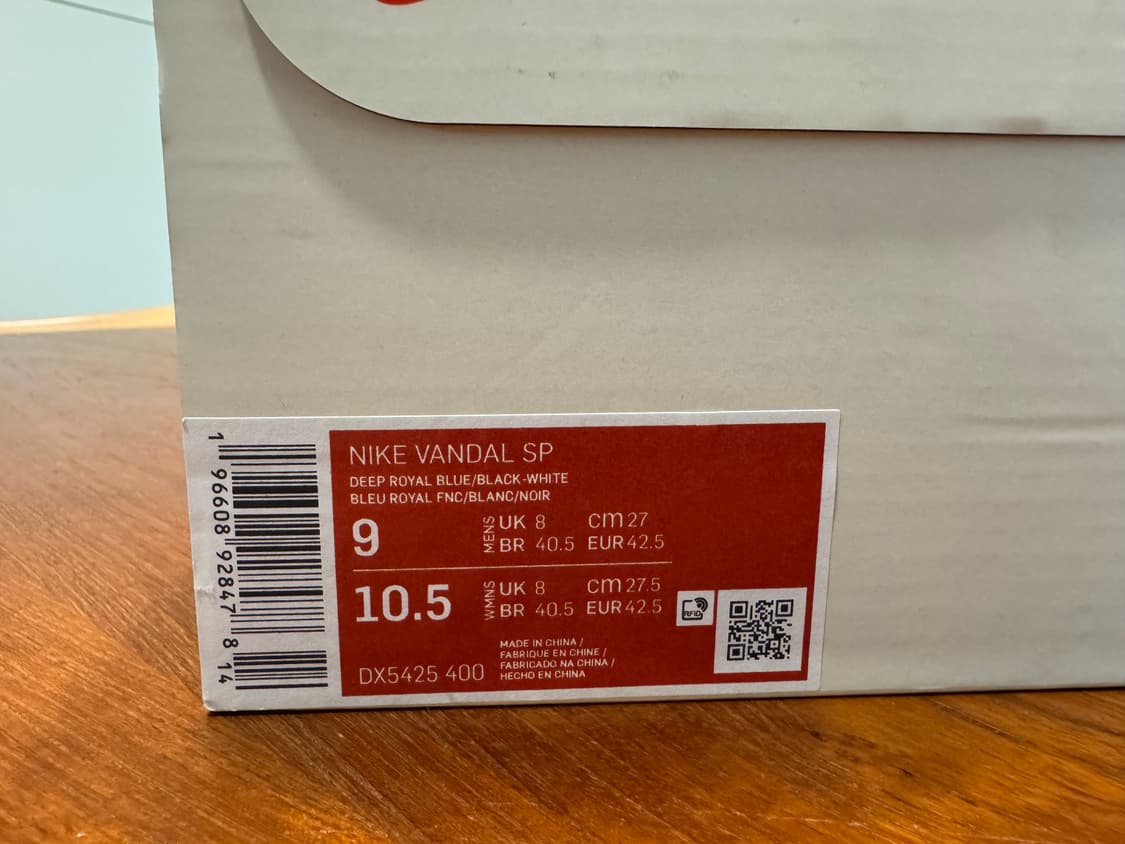(새상품) 나이키 x 스투시 반달 하이 딥 로얄 블루 270 상품이미지7