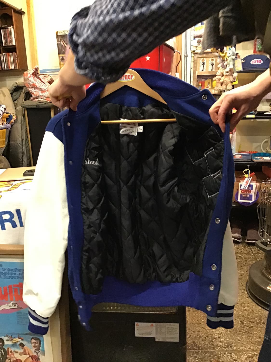 USA vintage 누빔 바시티 자켓  상품이미지3