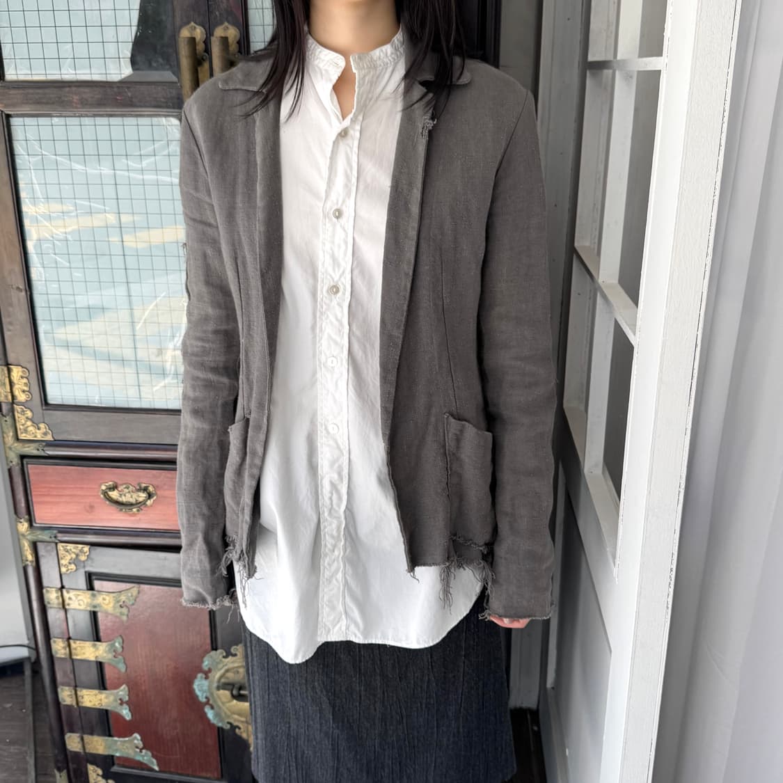 그렉로렌 린넨 자켓 상품이미지2