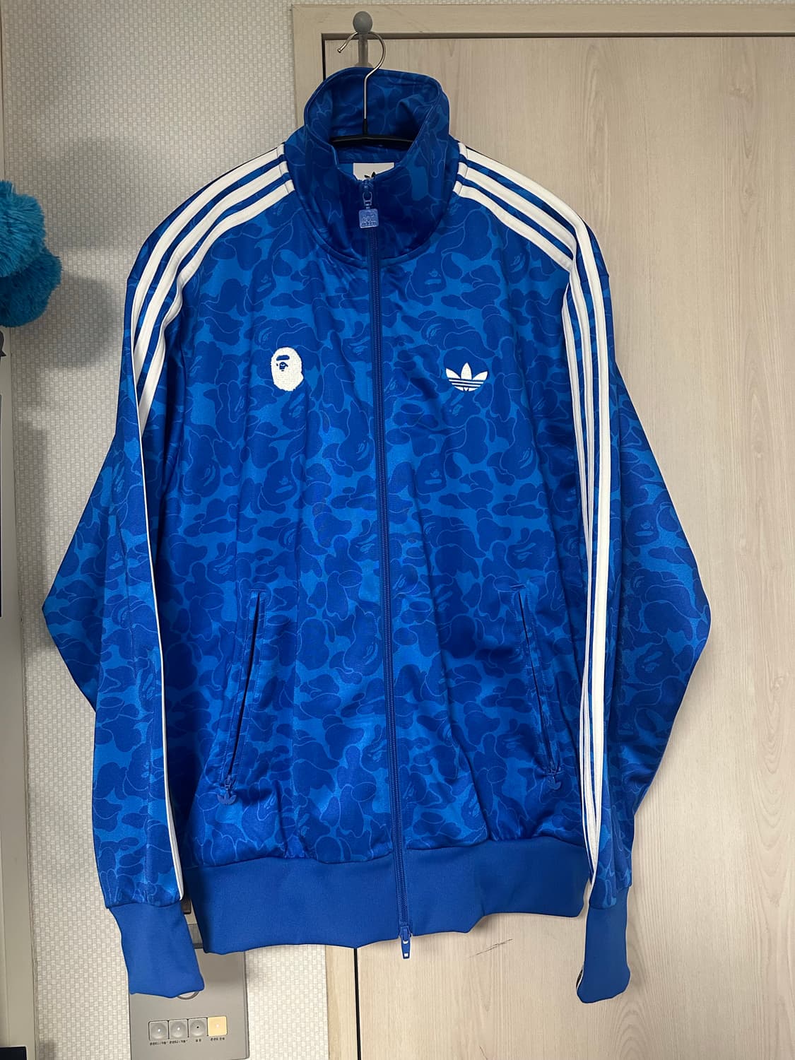 베이프 아디다스 트랙탑 블루 XL 상품이미지1