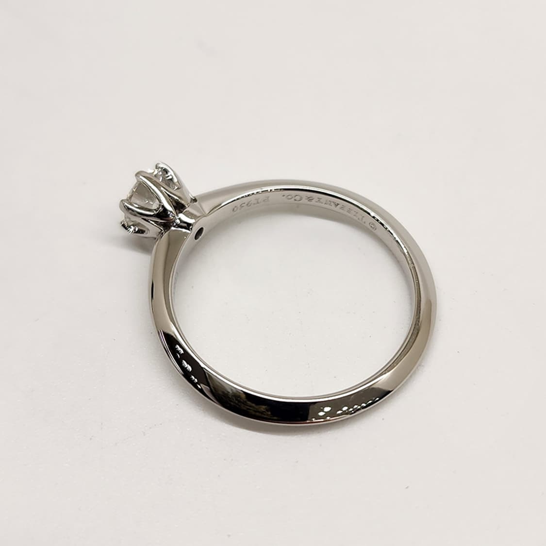 티파니 PT 웨딩반지 0.43캐럿 6.5호/가드링6호 상품이미지6