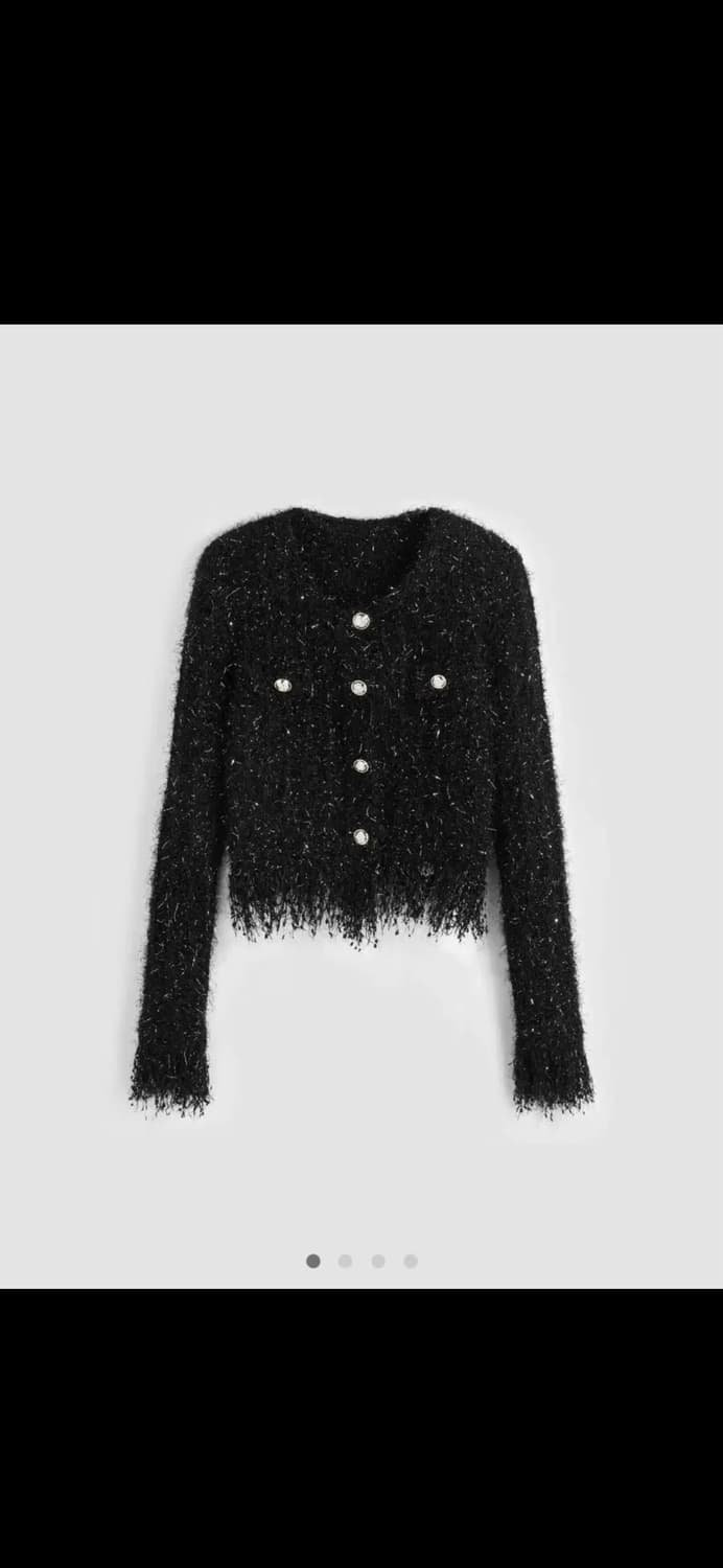 CIDER 고딕 트위드 가디건 상품이미지1