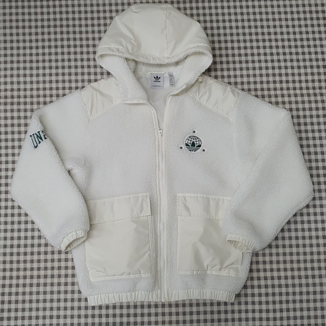 아디다스 쉬르파 간절기 플리츠 후드집업 남자95 상품이미지2