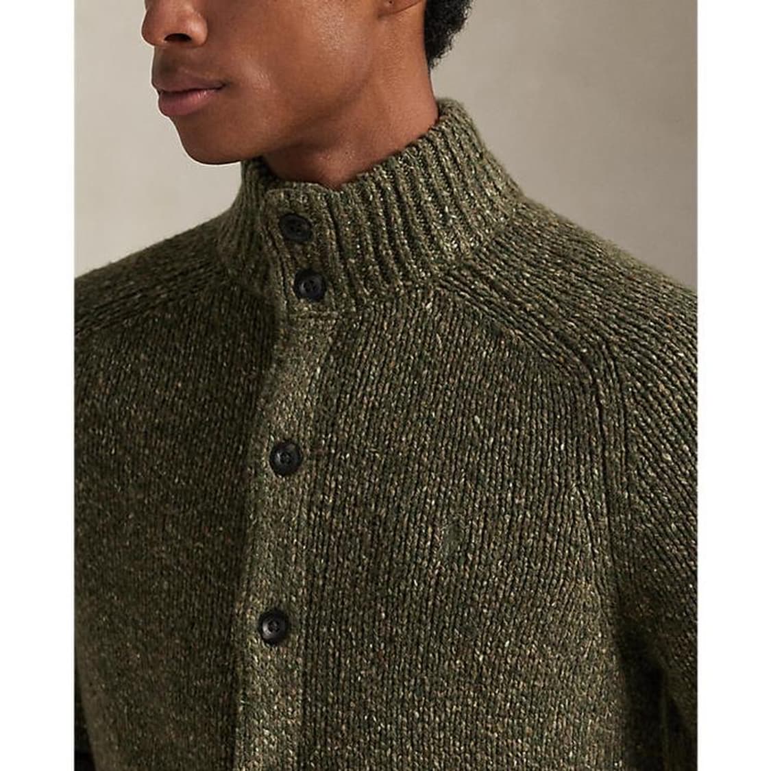 폴로 랄프로렌 울 블렌드 모크넥 가디건 상품이미지5