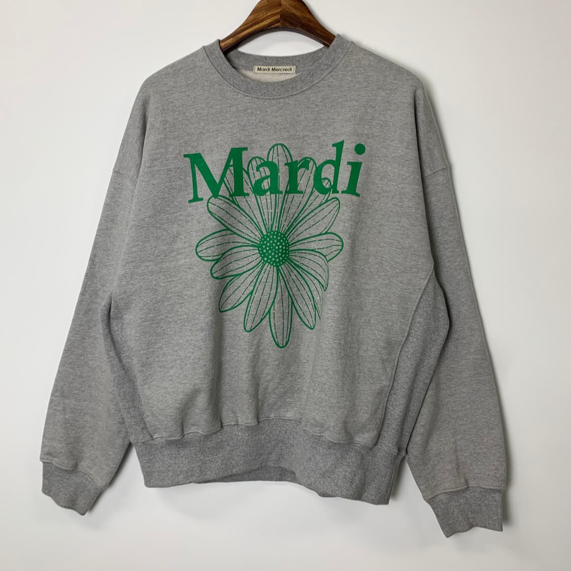 마르디 빅로고 그레이 맨투맨 상품이미지2