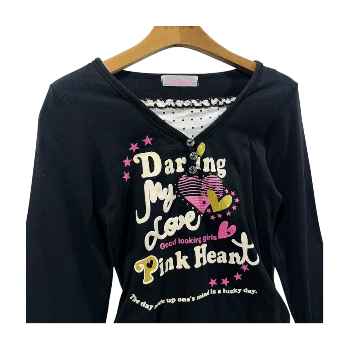 [JPN] Invitation 러블리 도트 레이어드 프릴티셔츠 상품이미지2