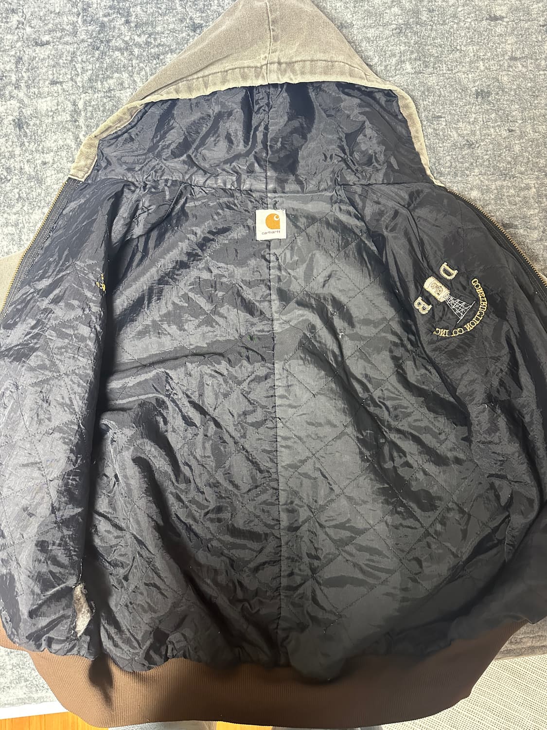 칼하트 샌드스톤 액티브 자켓 j130 모스 상품이미지8