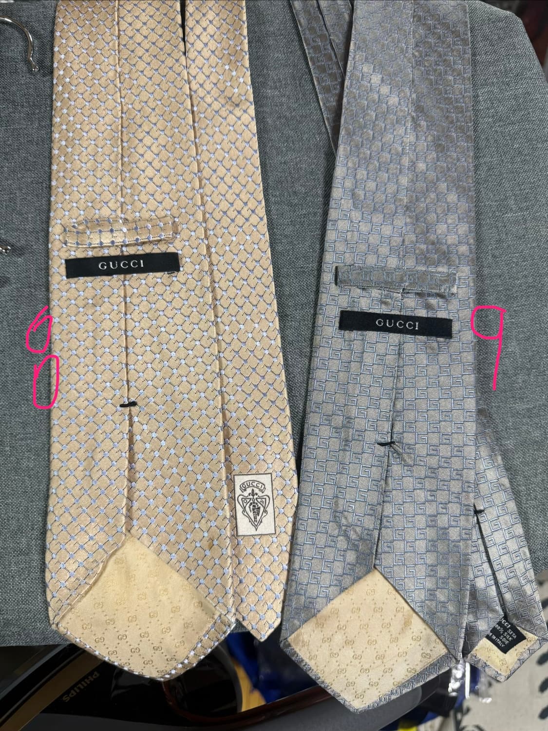 정품 명품 넥타이 20종 모음 (에르메스,루이비통, 구찌, 셀린 느 등등 상품이미지5