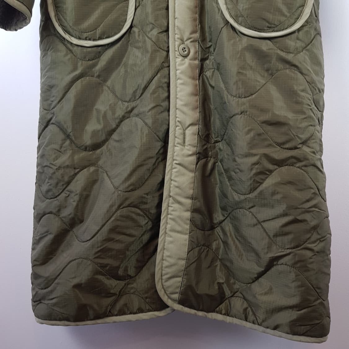 알파 x 빔즈 별주 리버시블 보아 퀄팅 코트 상품이미지4