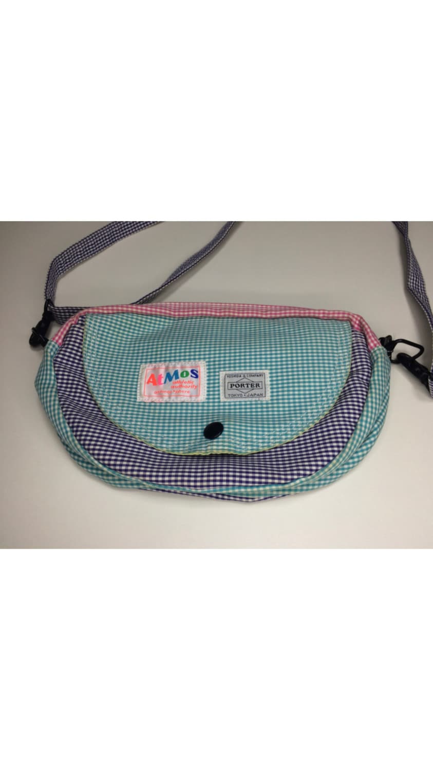 Porter 포터 x 아트모스 콜라보 체크 크로스백 상품이미지6