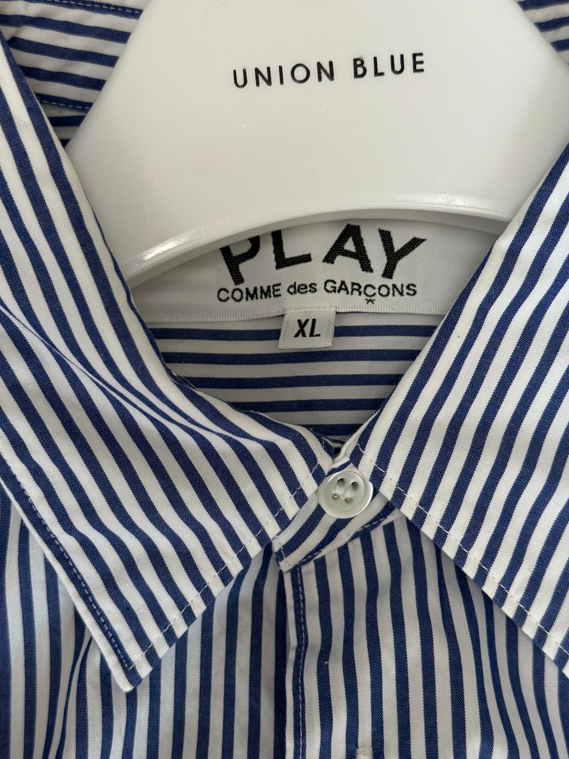 꼼데가르송 블랙와펜 스트라이프 셔츠 AX-B018 / XL 상품이미지4