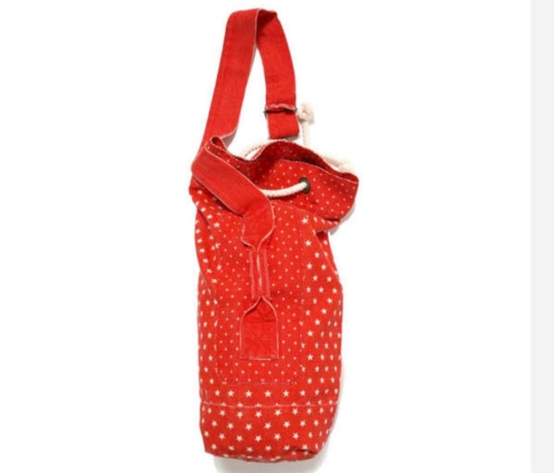 ERL 스타 캔버스 숄더 투웨이백 상품이미지1