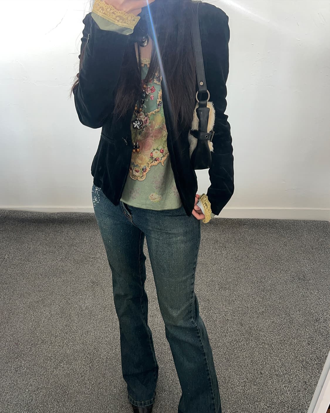 fairy glitter denim pants 상품이미지4