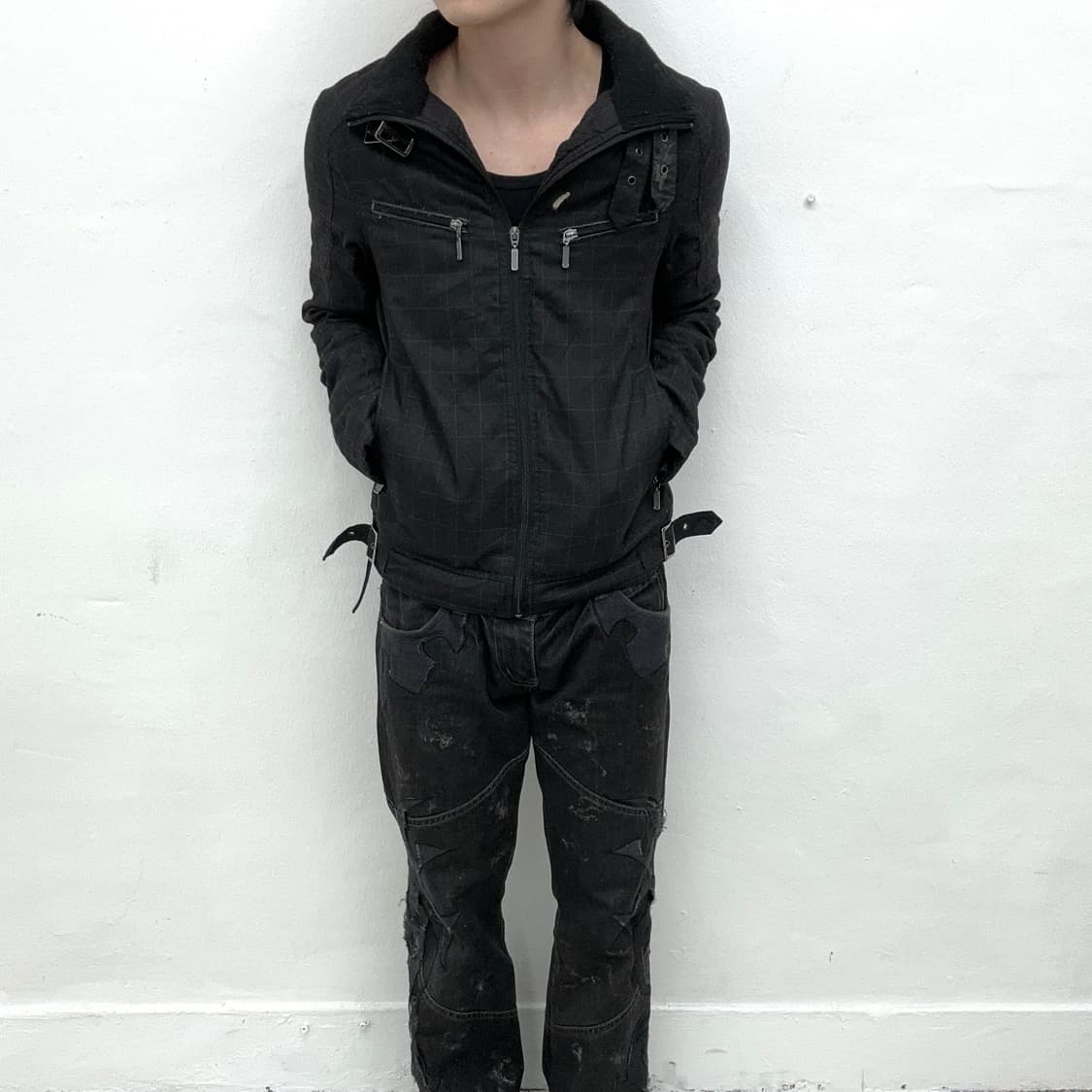 tartan buckle rider jacket  상품이미지2