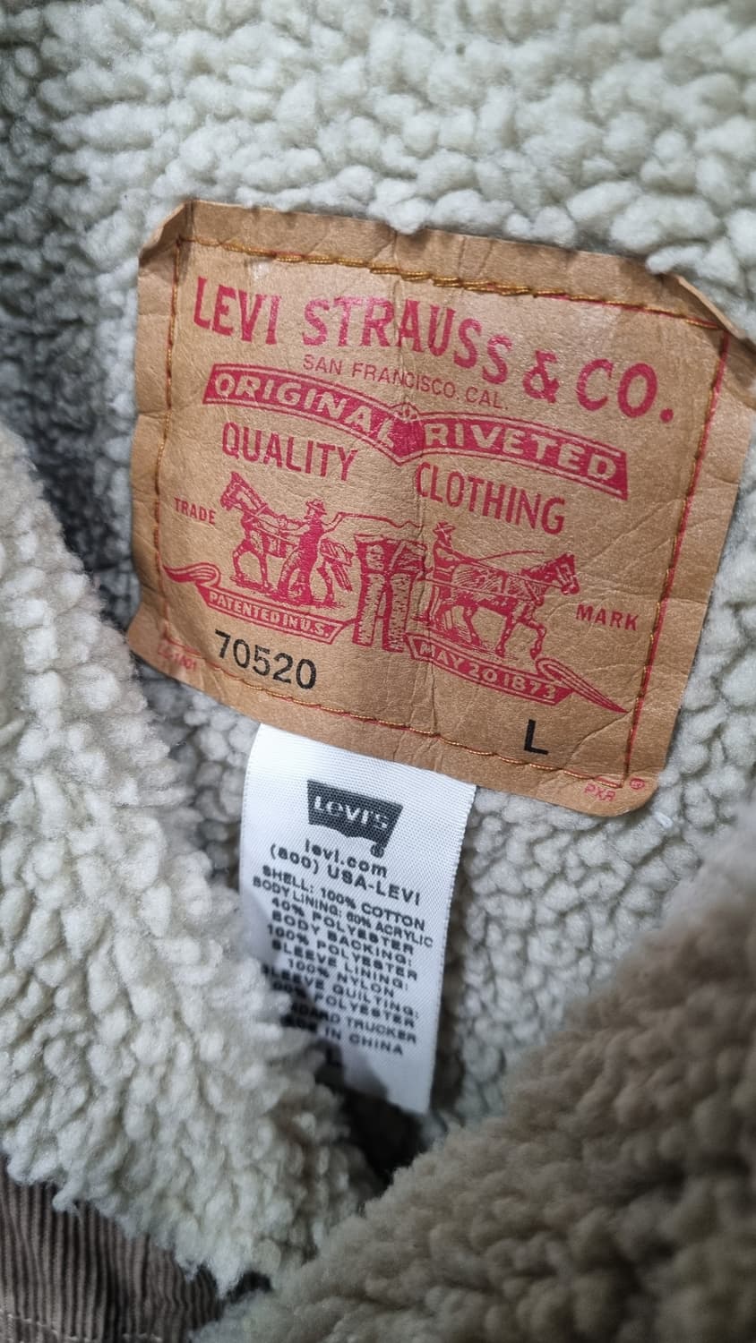 LEVIS 리바이스 타입3 골덴양털자켓 105~110 A급 상품이미지2