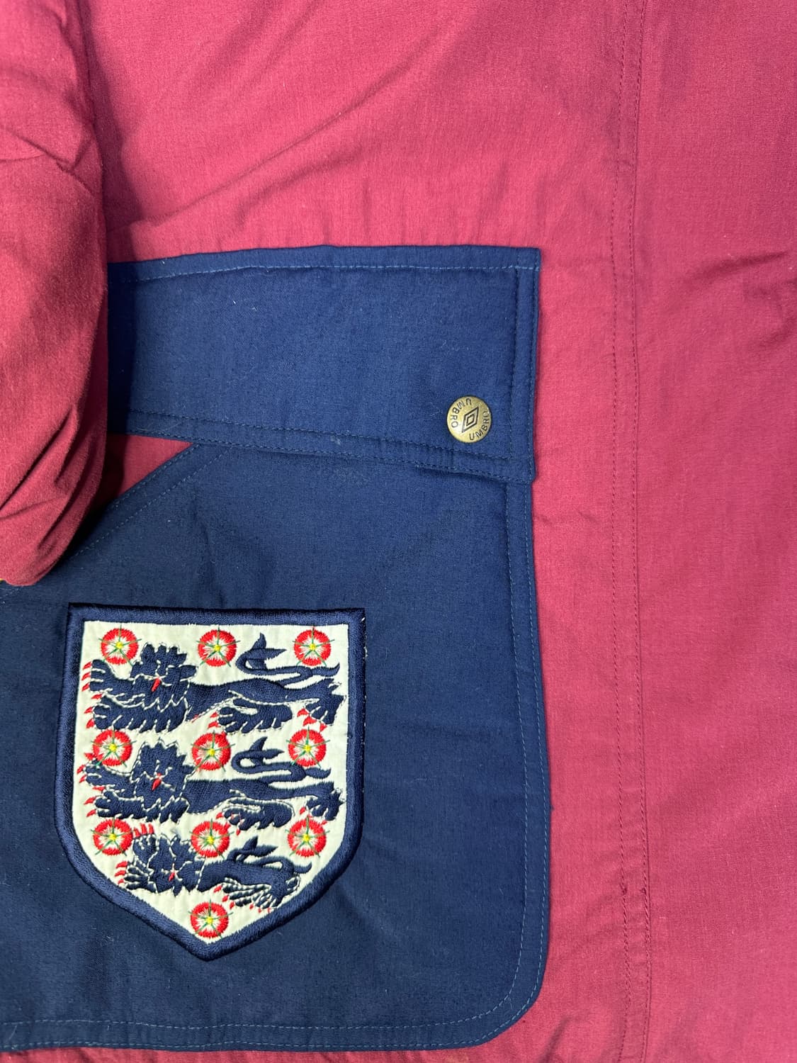 빈티지 90-00s 엄브로 UMBRO 잉글랜드 파이어맨 자켓 L 상품이미지4