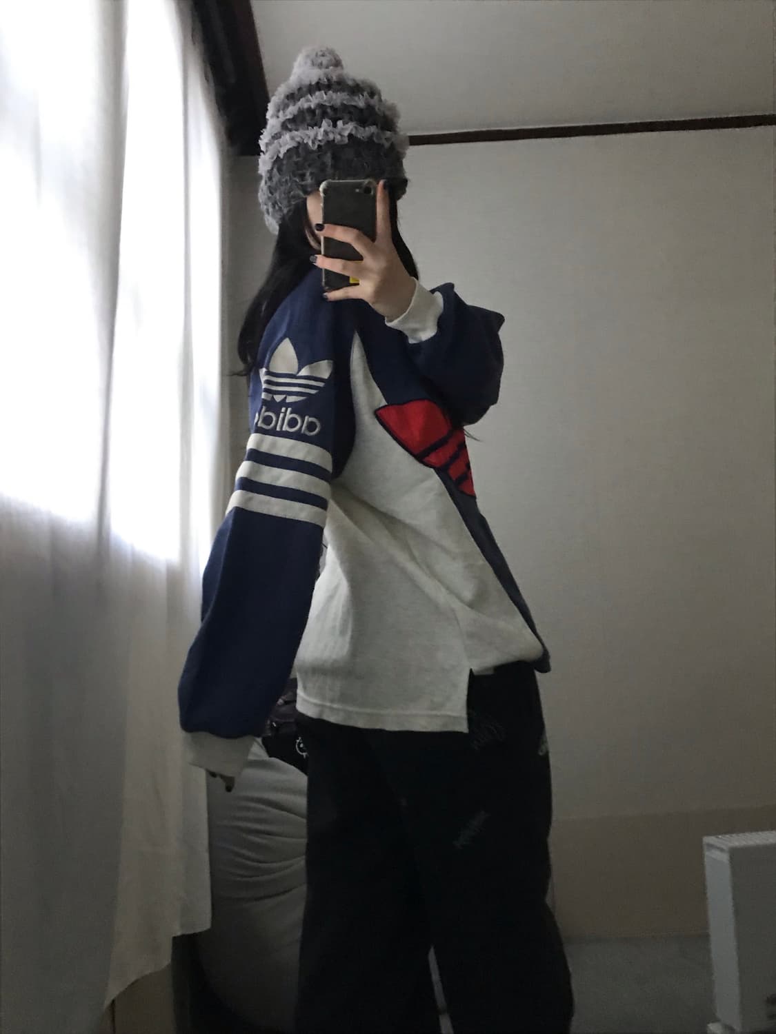 아디다스 올드스쿨 빅로고 맨투맨 상품이미지7