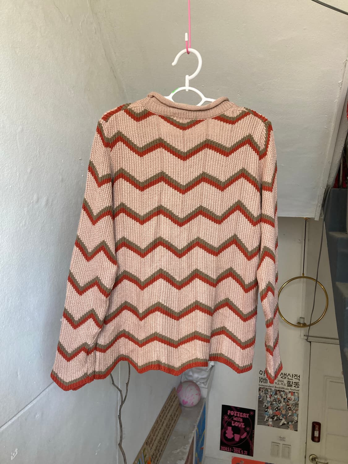 모리걸 울 믹스 지그재그 니트 상품이미지5