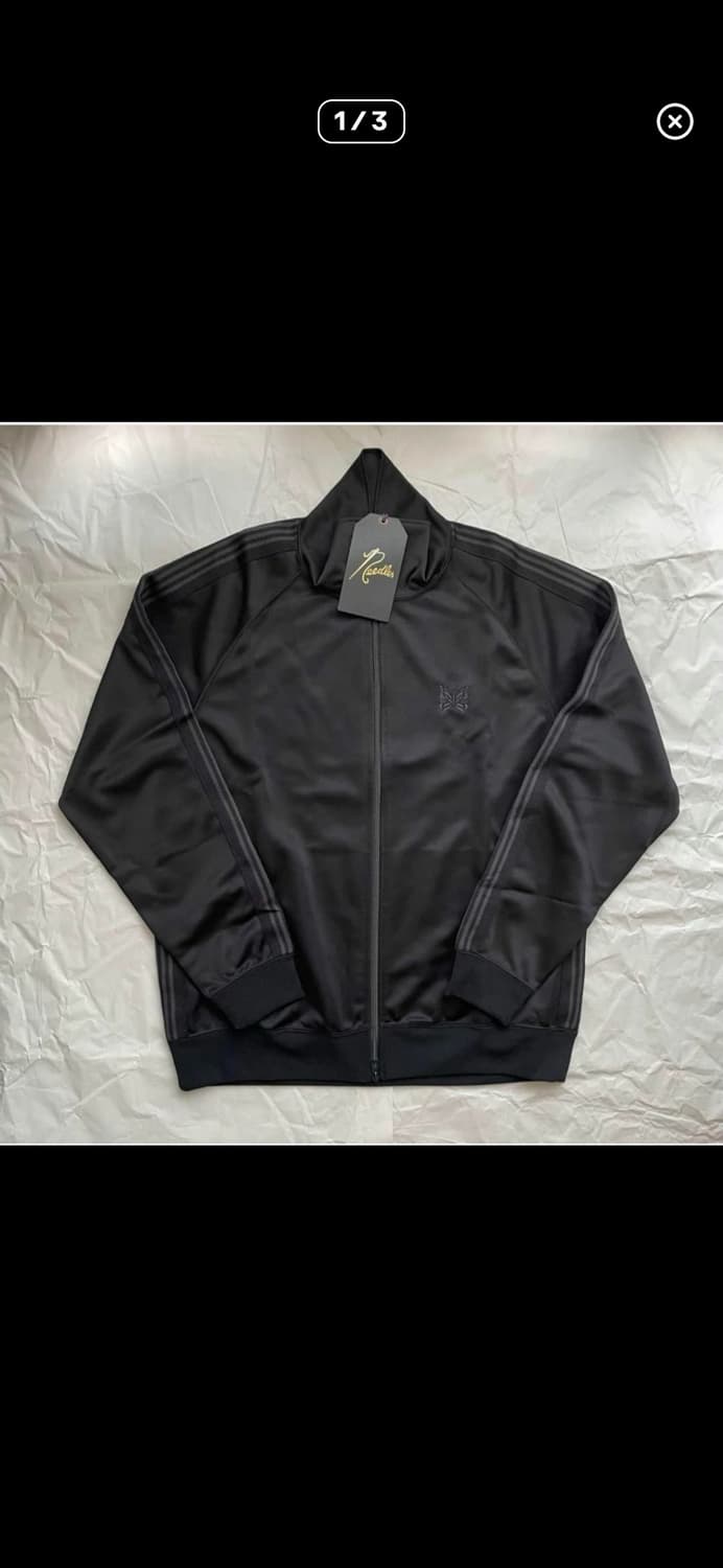 니들스 트랙자켓 프릭스토어 블랙 그레이 상품이미지1