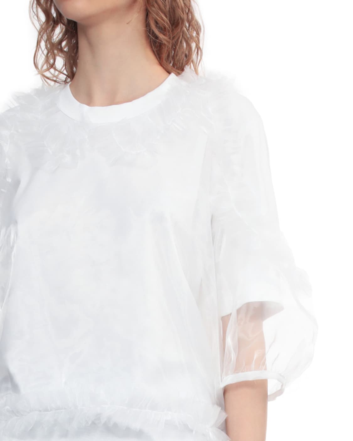 새상품 느와케이니노미야 쉬어프릴 숏슬리브 S/L 상품이미지3