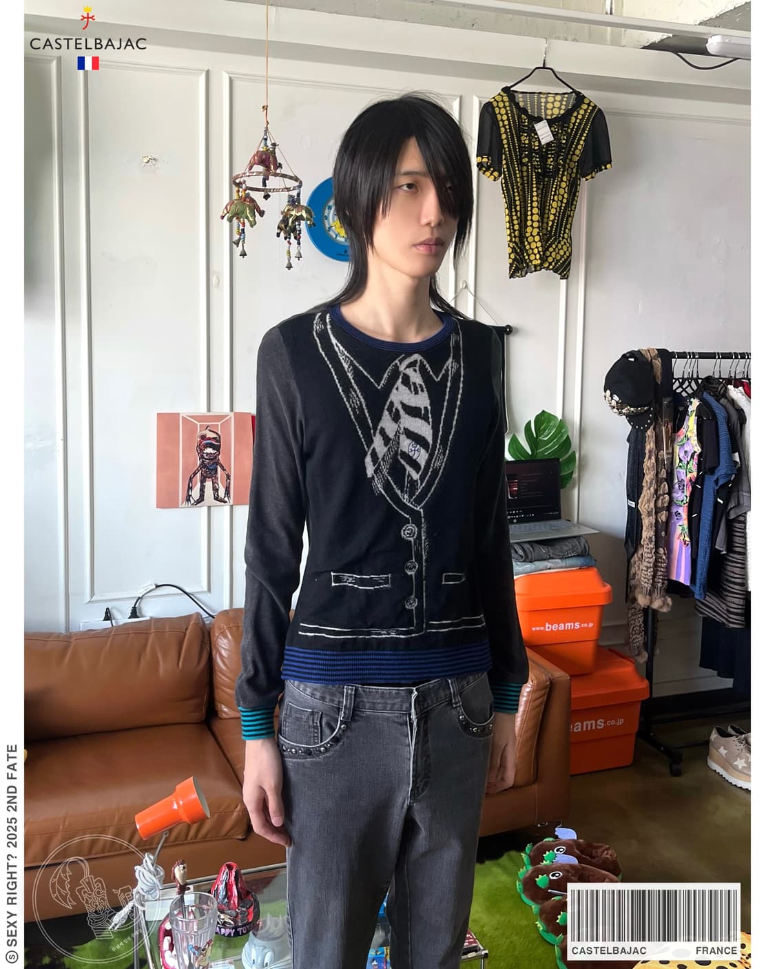 2000s Castelbajac Gimmick Print Knit 상품이미지1