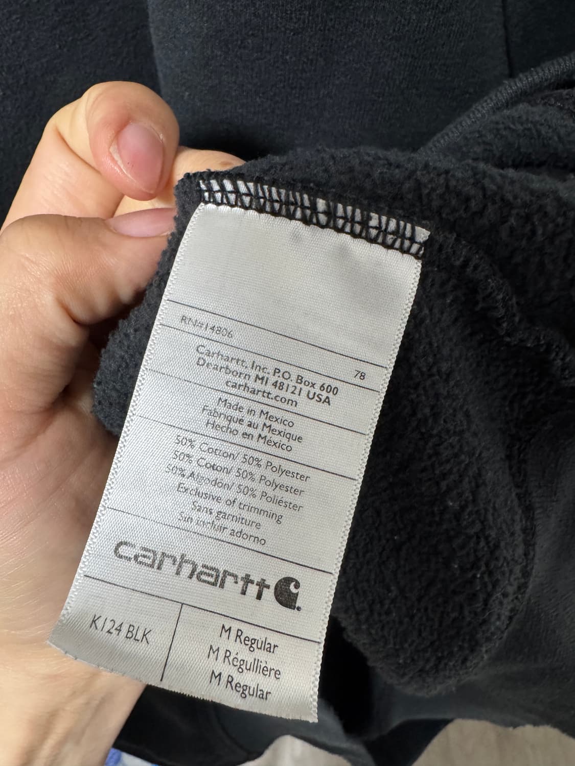 칼하트 USA 빅사이즈 맨투맨 M(2XL) 상품이미지6