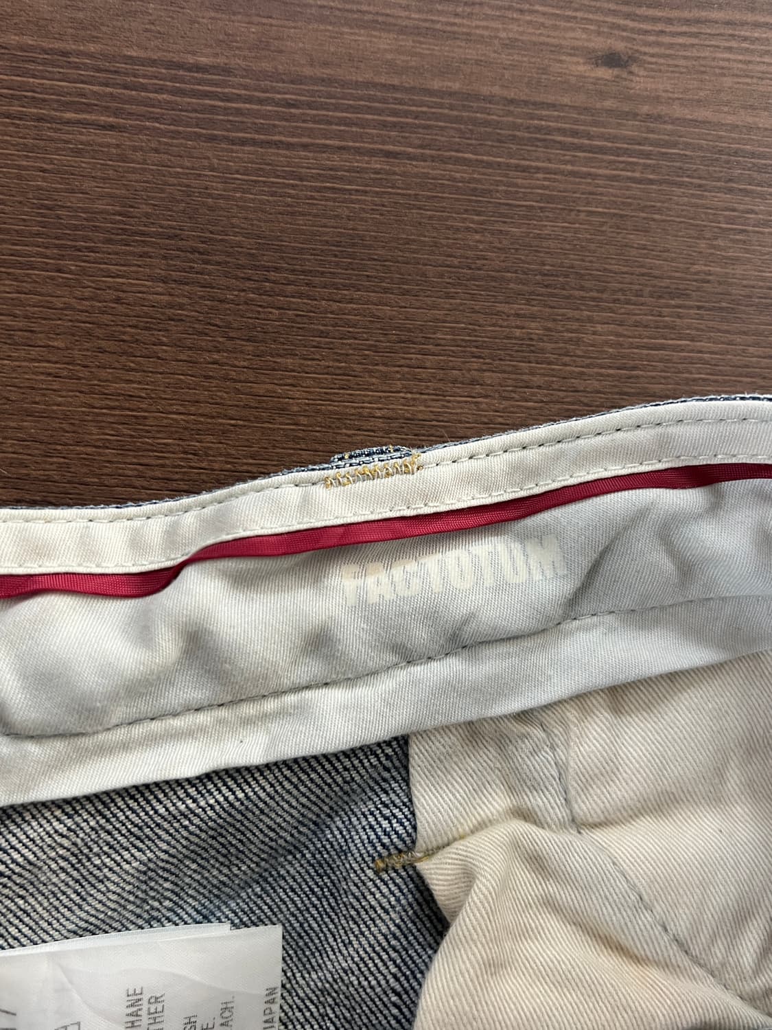 Factotum 팩토튬 젠더리스 나팔핏 부츠컷 데님 팬츠 상품이미지5