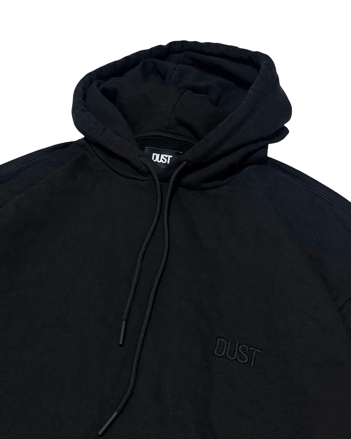DUST 프린팅 블랙 후드티 상품이미지4
