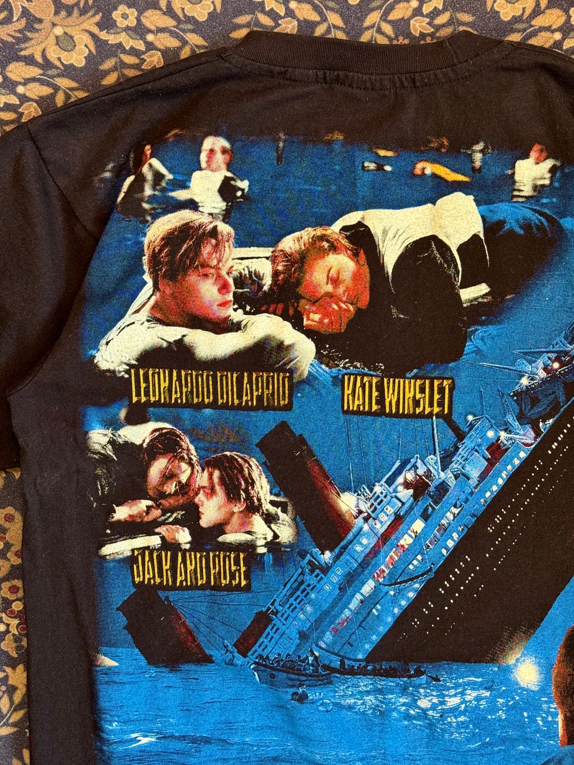 1998 타이타닉 무비 오리지널 프로모 빈티지 티셔츠 상품이미지7