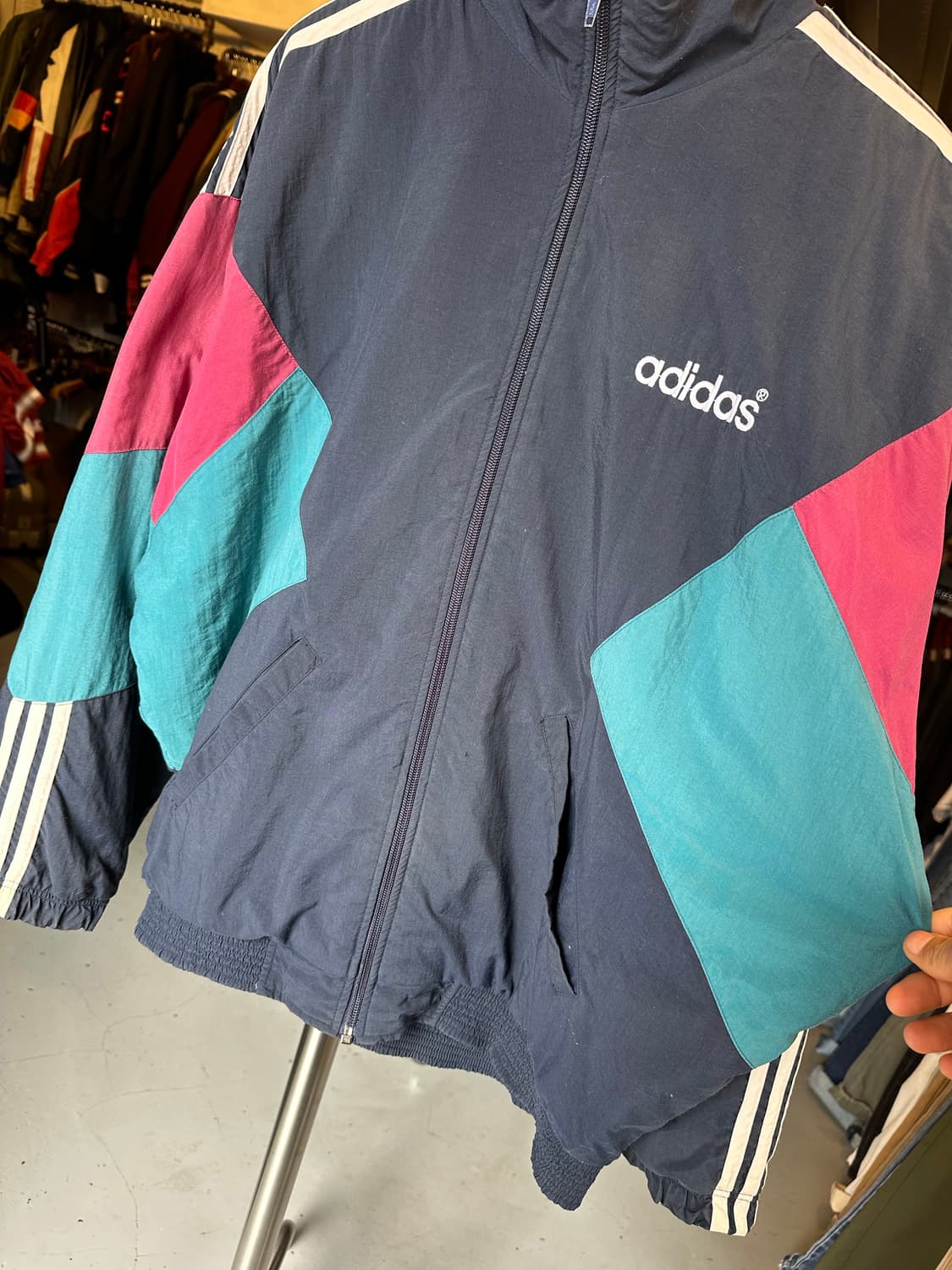 90-00s 아디다스 올드스쿨 윔업 트랙 자켓 상품이미지5