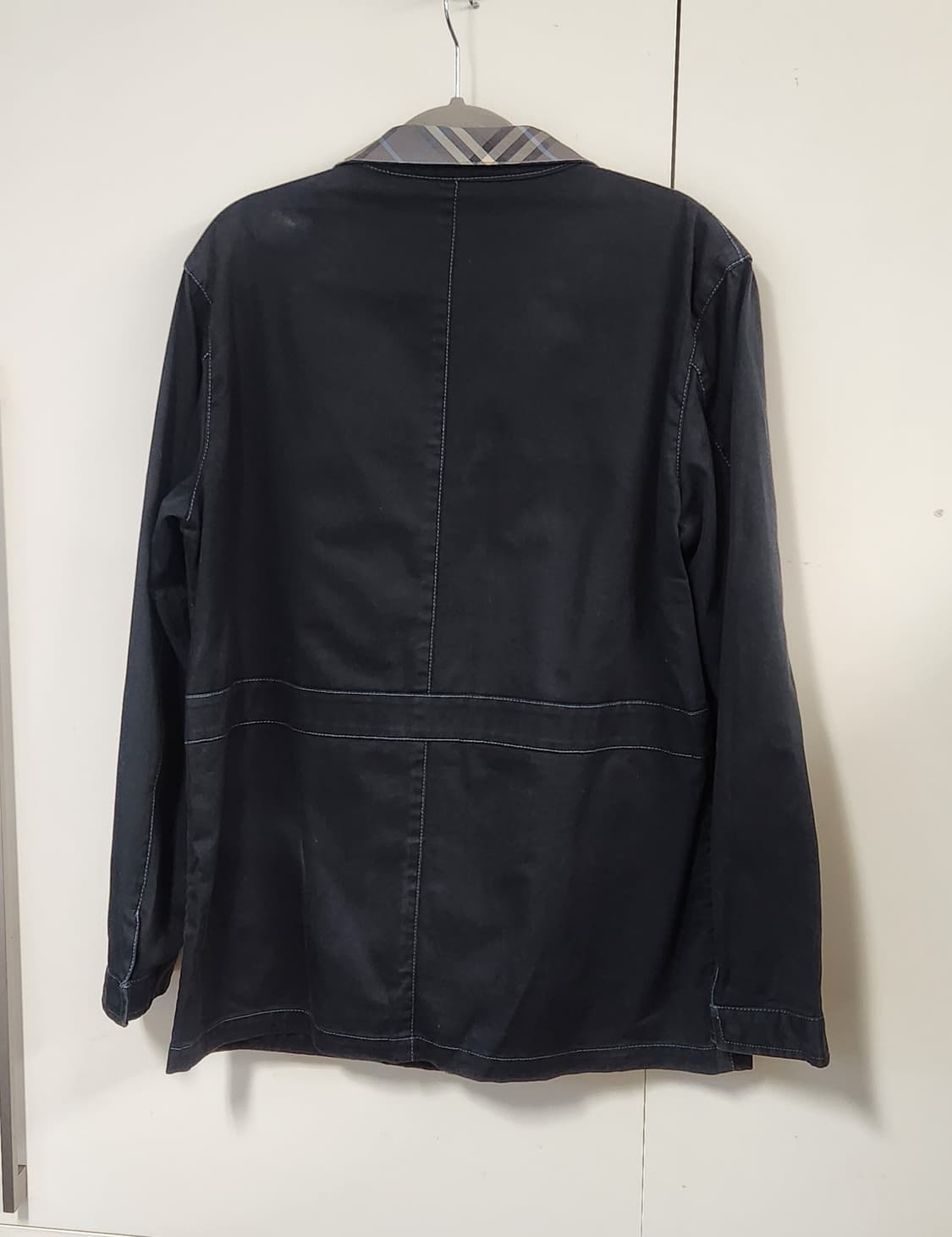 버버리 블랙라벨  체크 안감 자켓 M 상품이미지2