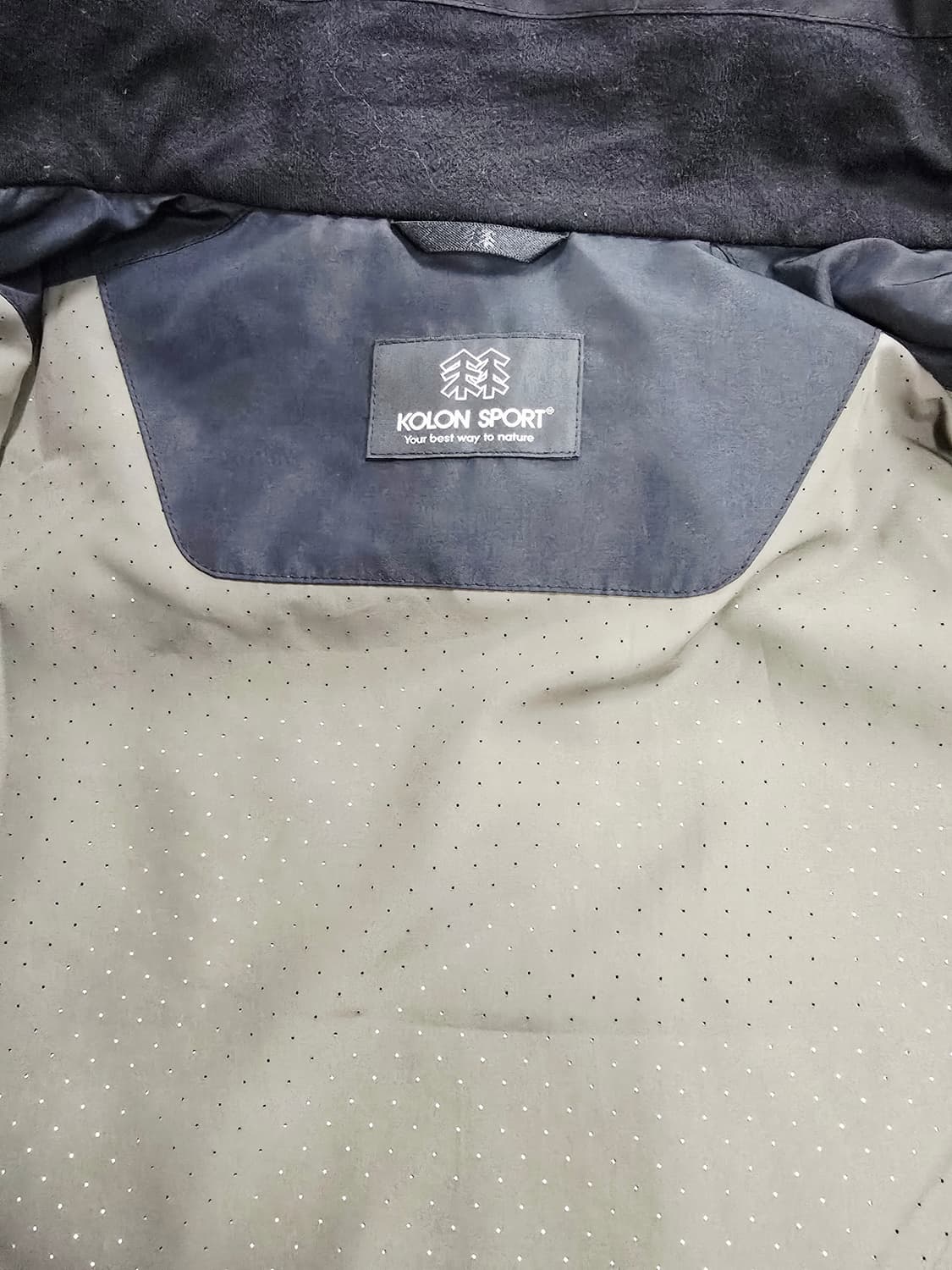 코오롱스포츠 남성 블랙 고어텍스 바람막이 자켓 상품이미지8