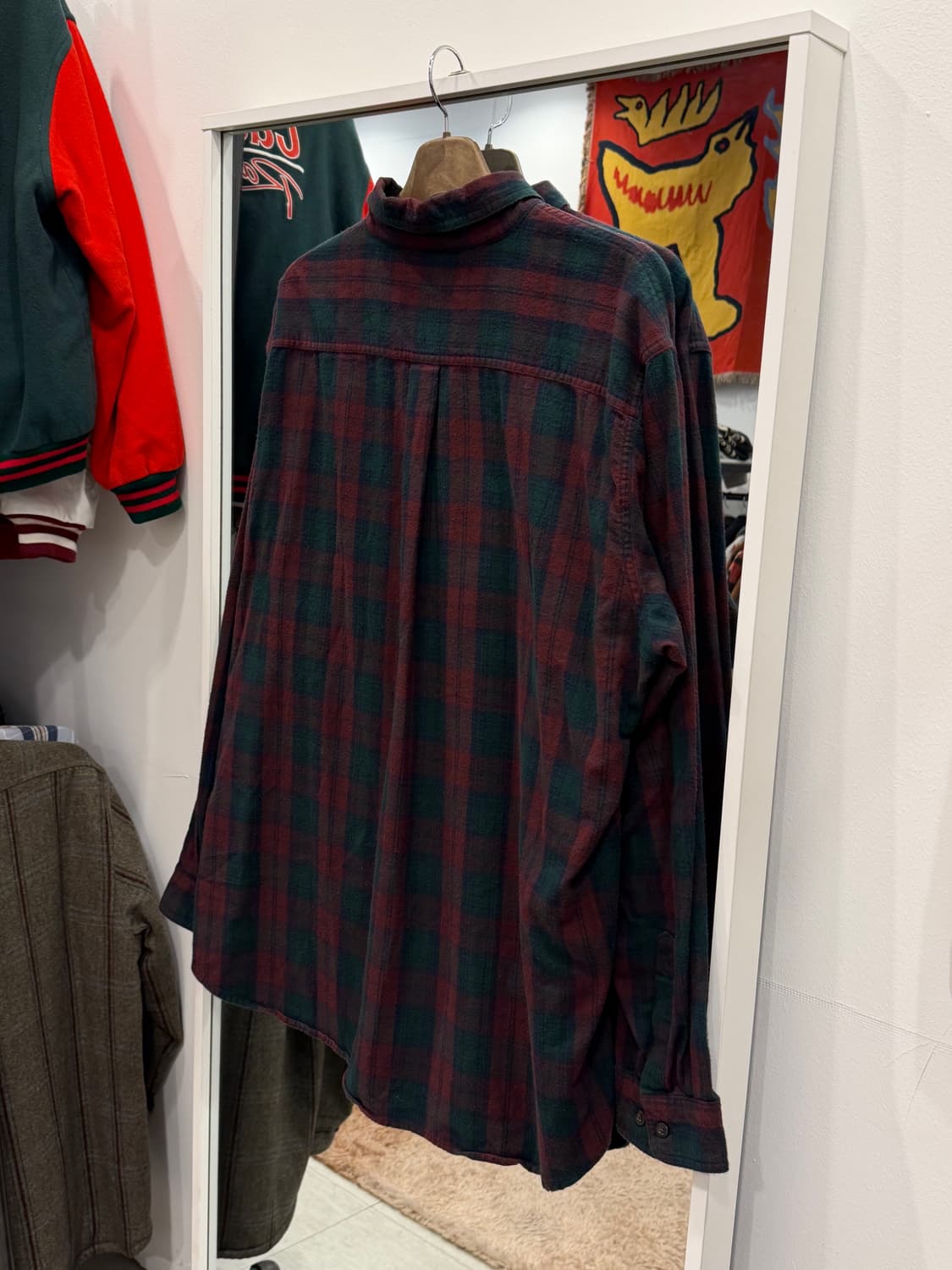 00s L.L.Bean 엘엘빈 플란넬 체크 셔츠 상품이미지5