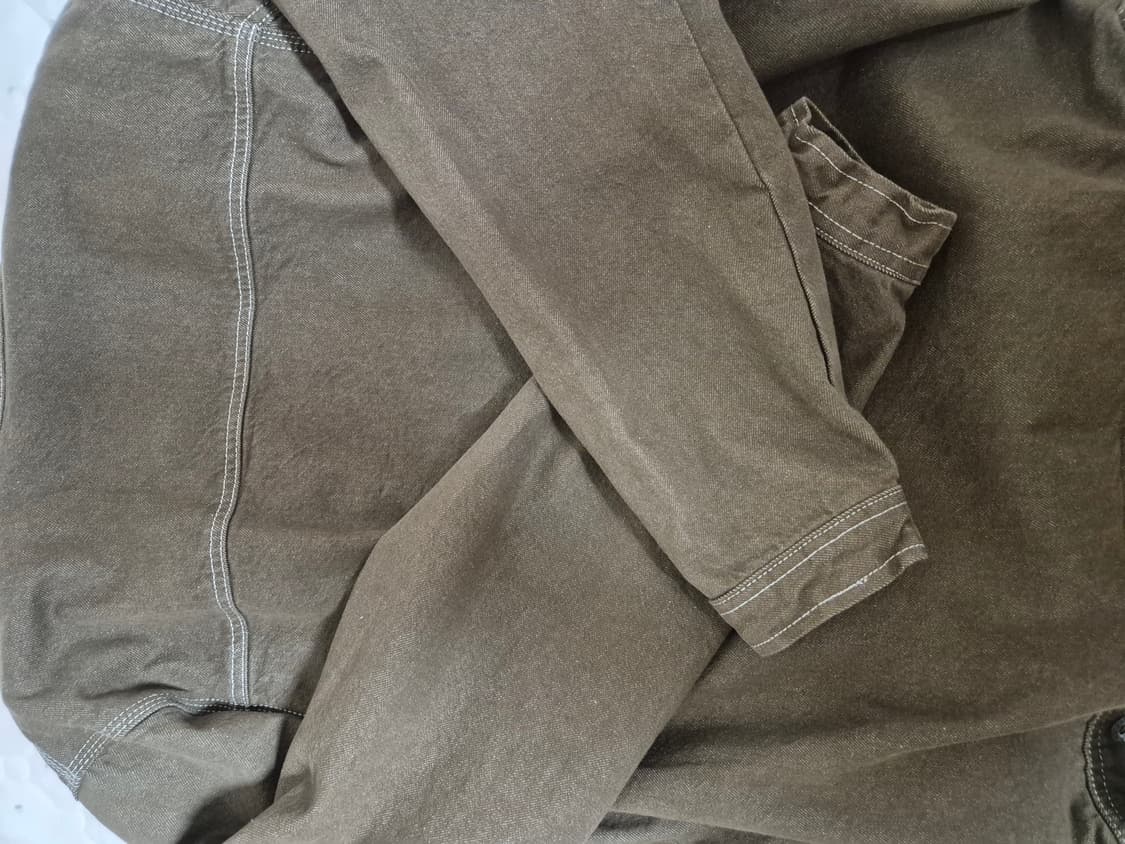 디키즈 플란넬 라이닝 브라운 데님 워크자켓 L 상품이미지6