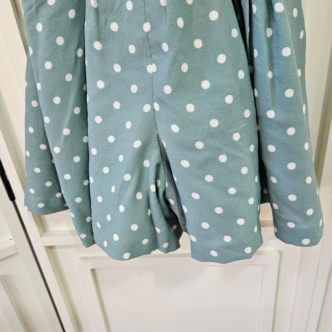 (earth music&ecology) 도트 서스펜더 팬츠 상품이미지7