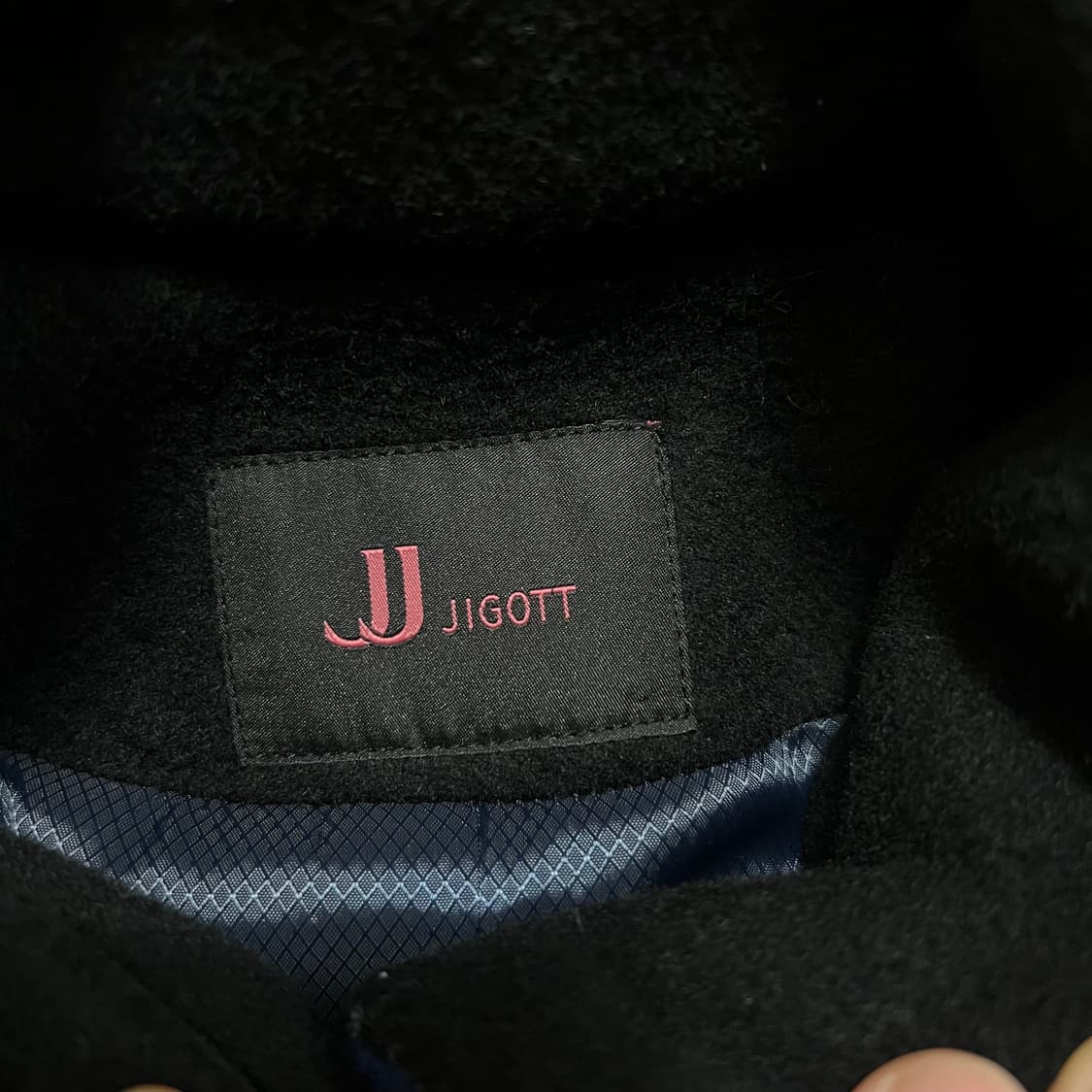 지고트 여성 모직 스탠드넥 더블코트 [블랙] 85-88-155 상품이미지4