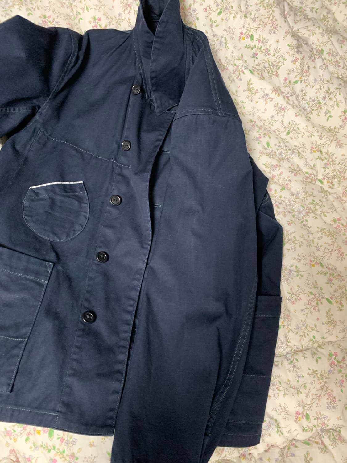 Coherence 코히어런스 kees 네이비 더블 워크자켓 M 상품이미지6