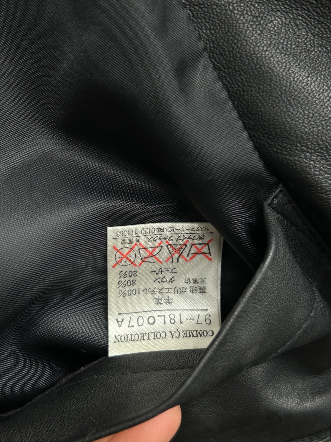 COMME CA 꼼사이즘 콜렉션 레더 다운자켓  상품이미지5