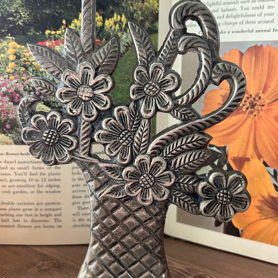 빈티지 북엔드 꽃 오브제  상품이미지6