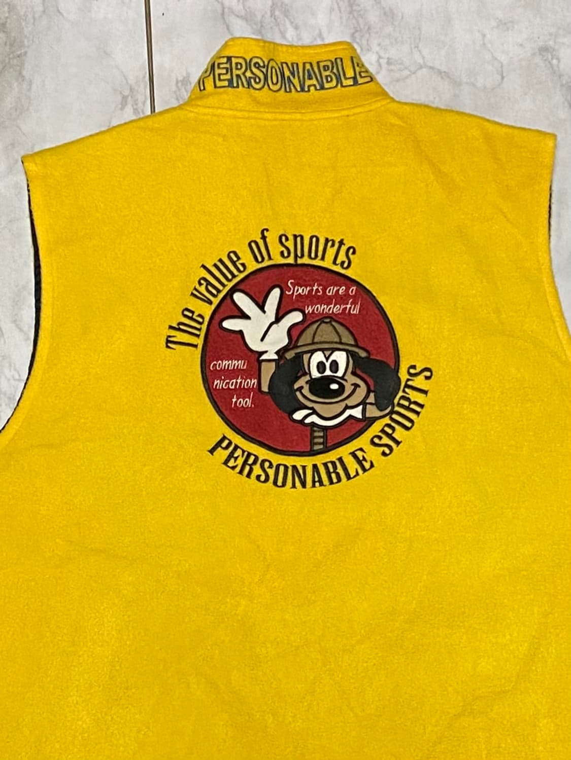 빅로고 캐릭터 후리스 조끼 리버시블 조끼 110 사이즈 상품이미지4