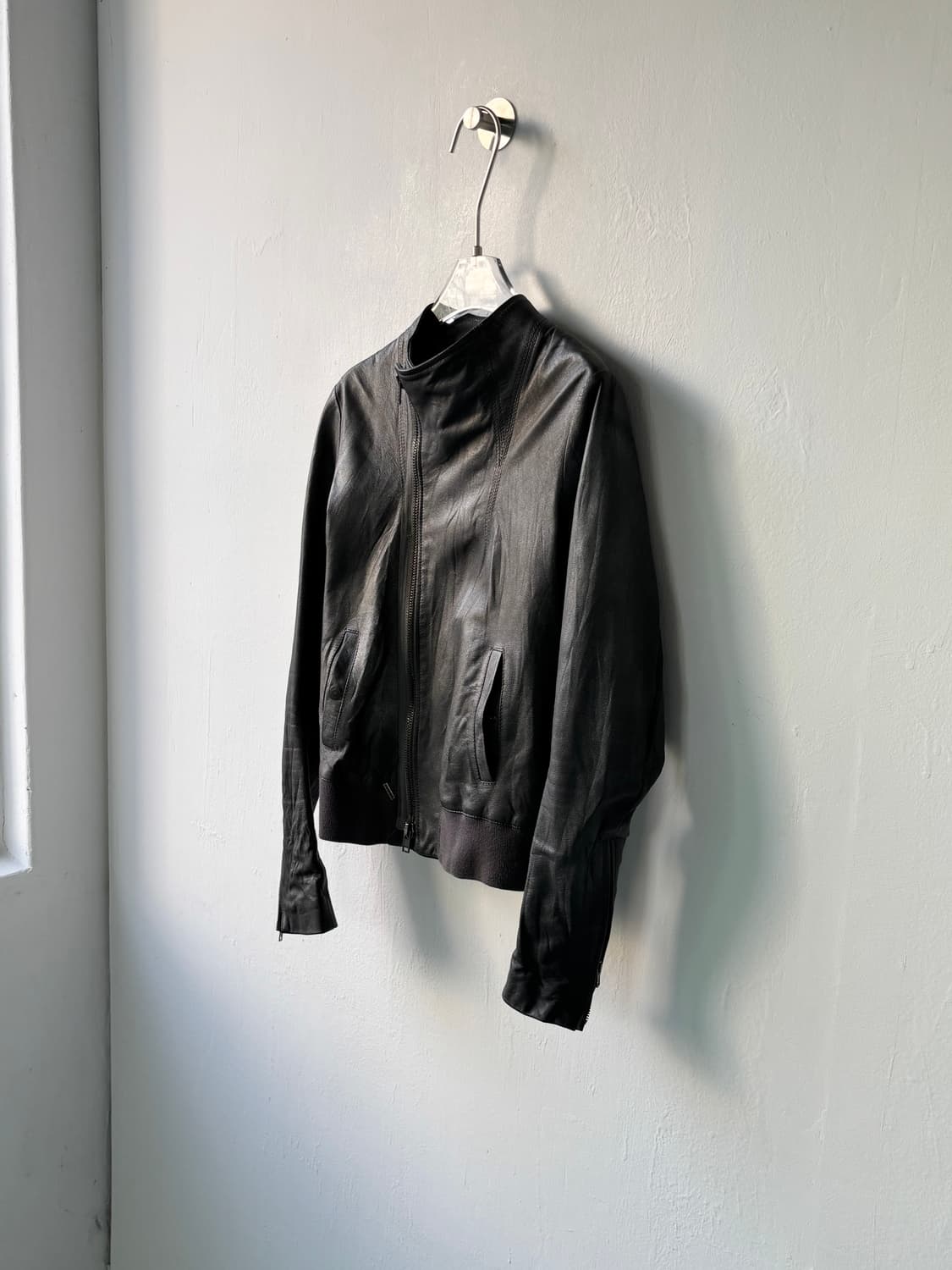 s.w.o.r.d 램스킨 사선 자켓  상품이미지3