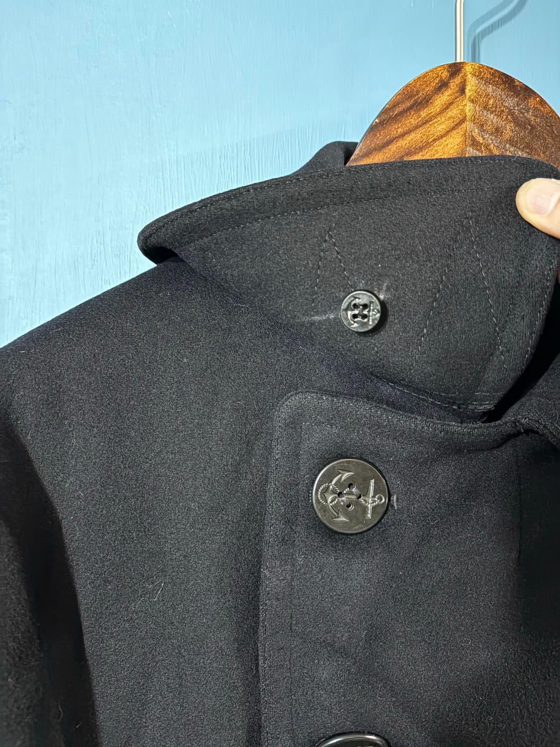 Rare!!! 40's USN 10 Button Pea coat. 상품이미지3