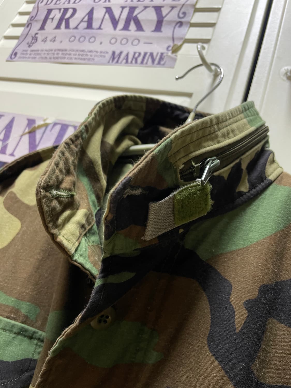 미군 카모 빈티지 필드 자켓 파카 S 상품이미지3