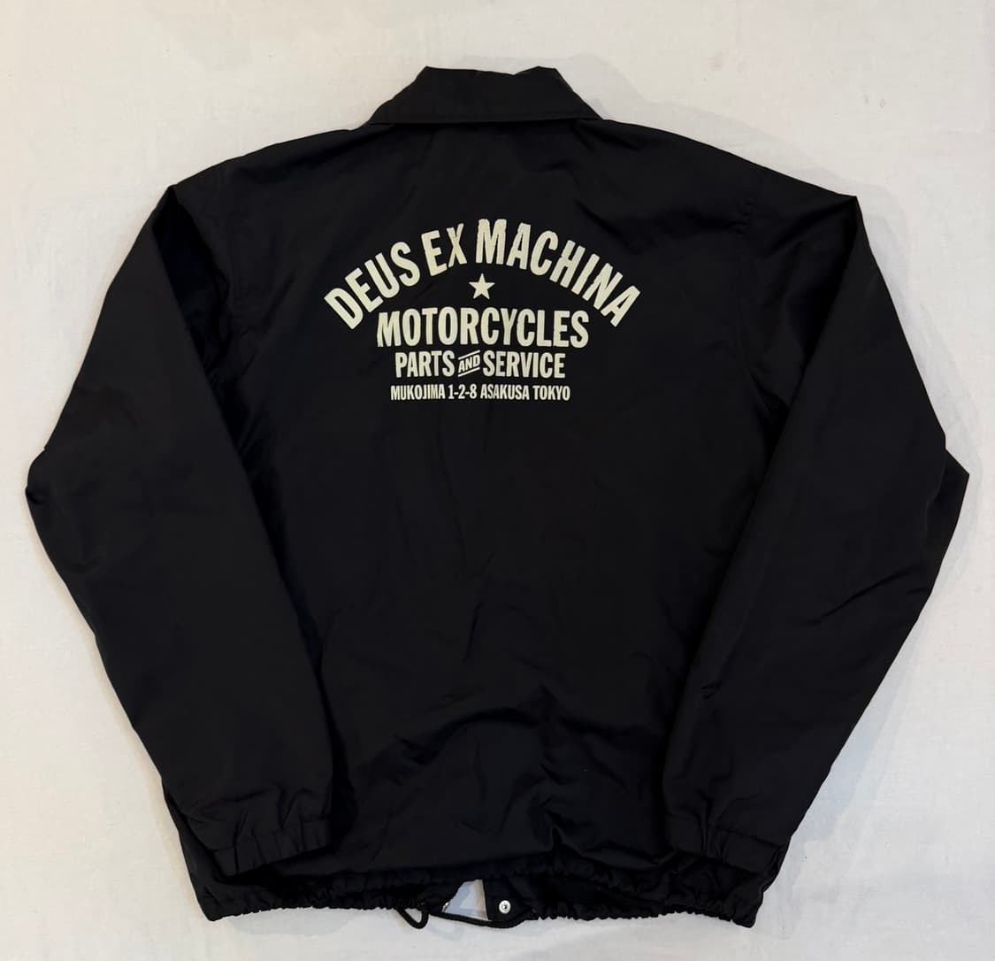 데우스 엑스 마키나 도쿄 아사쿠사 코치자켓 블랙 상품이미지4
