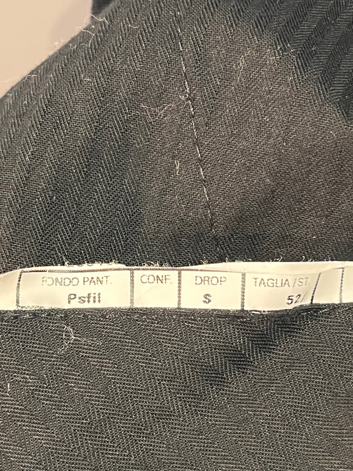 아르마니 콜레지오니 핀스트라이프 더블 수트 (이탈리아제, 52) 상품이미지6