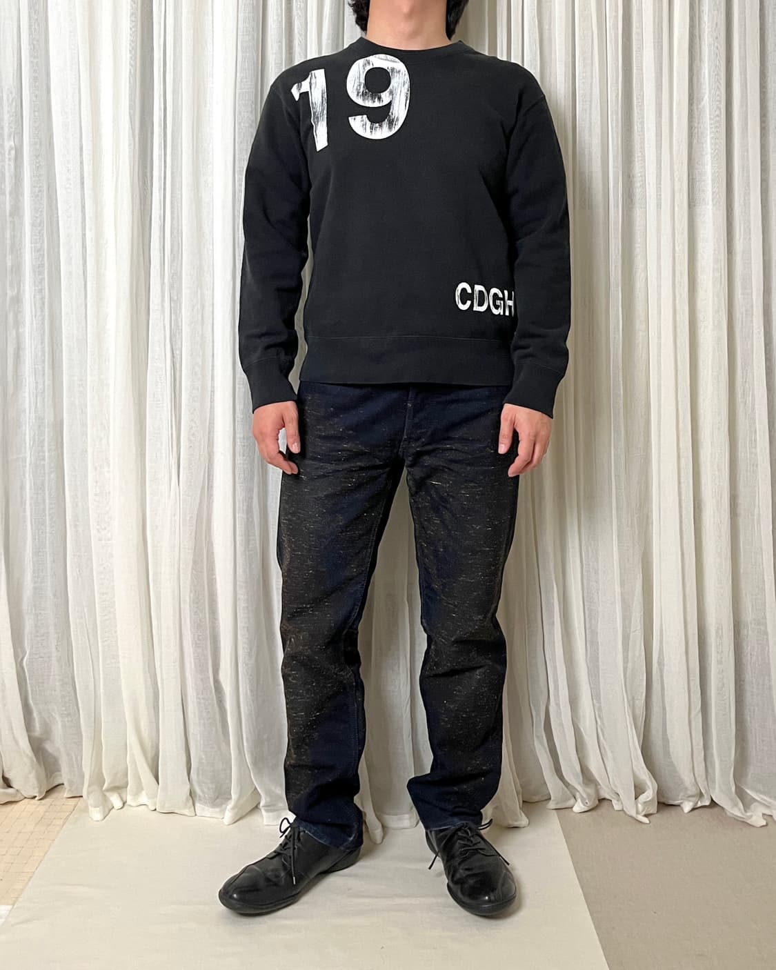 이세이미야케 맨 텍스처믹스 데님팬츠 issey miyake 네프 멜란지 상품이미지10